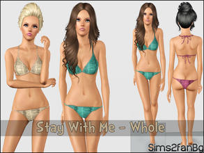 Sims 3 — Stay With Me - Whole by sims2fanbg — .:Stay With Me:. Whole swimwear with top swimsuit and bottom swimwear in 3