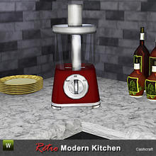 Sims 3 — Retro Kitchen Food Processor by Cashcraft — Quick and easy retro food processor for the kitchen. Created for