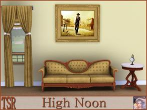 Sims 3 — High Noon by ziggy28 — The classic High Noon by the artist Renato Casaro. Recolourable frame. TSRAA