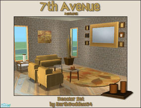 Sims 2 — 7th Avenue (Natural) by EarthGoddess54 — This is a natural recolor of the 7th Avenue Living mesh set, be sure to