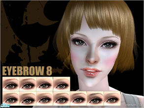 Sims 2 — Eyebrow 08 by monkey6758 — 