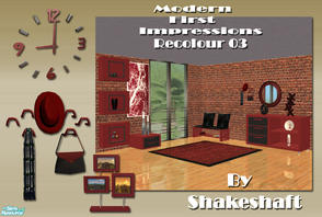 Sims 2 — Modern First Impressions - Recolour 03 by Shakeshaft — A recolour of my Modern First Impressions Set, with the