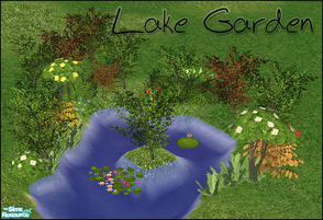 Sims 2 — Lake Garden by sim_man123 — New plant mesh set, contains 7 meshes and 12 recolors.