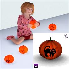 Sims 3 — Pumptern B by Flovv — The perfect decoration and toy for Halloween. A stretch pumpkinshaped glowing toy.