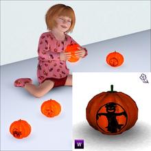 Sims 3 — Pumptern E by Flovv — The perfect decoration and toy for Halloween. A stretch pumpkinshaped glowing toy. 