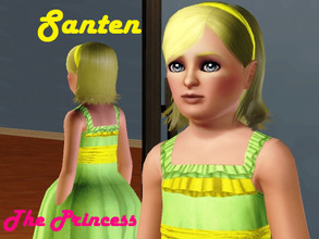 Sims 3 — Santen the Princess ! by torija07092 — Meet Santen, this beautiful blue eyed girl loves to dream and her biggest