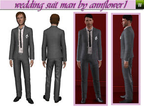 Sims 3 — wedding_Man_Suit_annflower1 by annflower1 — wedding_Man_Suit