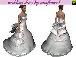 Sims 3 — wedding_5_dress_annflower1 by annflower1 — wedding_5_dress