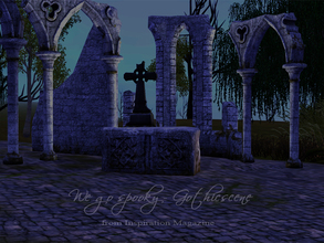 Sims 3 — Gothicscene by ShinoKCR — Several Parts for a spooky Scene This Set was Part of the exclusive Content of the