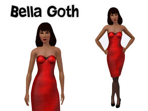 Sims 3 — Bella Goth by frisbud — Part of my Sims1 conversion series. Bella Goth, along with her husband Mortimer and