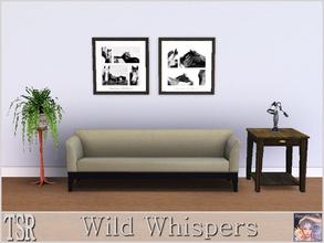 Sims 3 — Wild Whispers by ziggy28 — Two lovely pictures by Peggy Corpeny. Recolourable frame. One file two pictures less