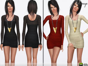 Sims 3 — Sweater Dress 1 - S73 by ekinege — Y.Adult - Adult.