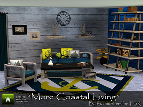 Sims 3 — More Coastal Living by TheNumbersWoman — Another Coastal type living....These pieces can work inside and out.