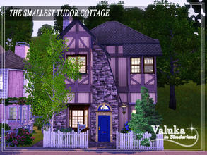 Sims 3 — The Smallest Tudor Cottage (No CC) by Valuka — The Smallest Tudor Cottage (No CC). The starter cottage from my