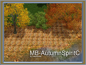 Sims 3 — MB-AutumnSpirit11C by matomibotaki — MB-AutumnSpirit11C, autumn leaves terrain paint by matomibotaki. You will