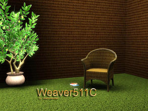 Sims 3 — Weaver511C by matomibotaki — Weaver pattern in 2 brown shades, 2 channels, to find under Weave/Wicker.
