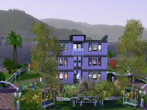 Sims 3 — Plumbbob Boulevard 125 by Quengel — For the family: Size: 30x30. 1 cellar and 3 floors above (togehter 4