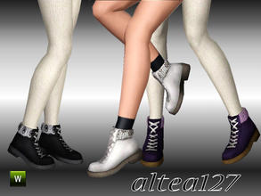 Sims 3 — Shoes  for snow  by altea127 — Shoes anticold 