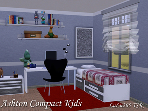 Sims 3 — Ashton Compact Kids Bedroom by Lulu265 — A very versatile compact child's room for you Sim children from child