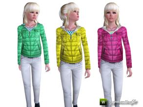 Sims 3 —  winter jacket for teen by enchanting58 — by enchanting58 - Please. DO NOT re-uploaded - 
