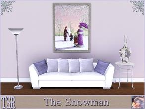 Sims 3 — The Snowman by ziggy28 — The Snowman by the artist Peter Szumowski. Recolourable frame. TSRAA 