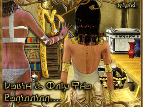 Sims 3 — MurfeeL Tattoo 2 (Death Is Only The Beginning) by murfeel — The quote carved on Imhotep's sarcophagus in the