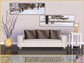 Sims 3 — First Snow by ziggy28 — First Snow set of two paintings by the artist Mike Sleeper. TSRAA