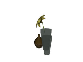 Sims 3 — Just Live Living-Glass Vases by TheNumbersWoman — Just a plain ole Living Set. Nothing Fancy. By RicciNumbers at
