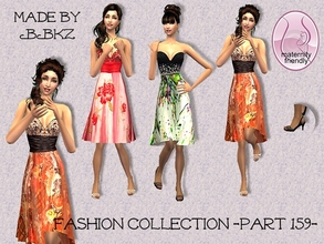 Sims 2 — Fashion Collection - part 159 - by BBKZ — Available as everyday/formal for YAs/adults. Maternity friendly. No EP