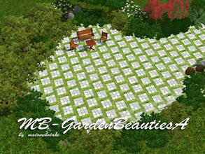 Sims 3 — MB-GardenBeautiesA by matomibotaki — MB-GardenBeautiesA, new terrain paint to decorate your sims gardens more