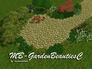 Sims 3 — MB-GardenBeautiesC by matomibotaki — MB-GardenBeautiesC new terrain paint to decorate your sims gardens more