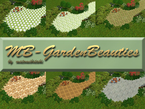 Sims 3 — MB-GardenBeauties by matomibotaki — 6 different terrain paints to decorate your sims homes and gardens, by