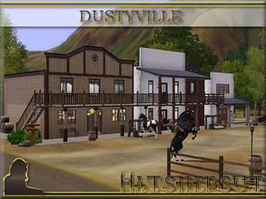 Sims 3 — Dustyville by hatshepsut — Yeeehaw! Get off yer milk and drink up yer horse (or somethin' like that) Welcome to