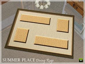 Sims 3 — Summer Place Dining Rugs by Ray_Sims — For TSR . I hope you enjoy :)