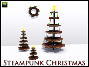 Sims 3 — Steampunk Christmas by sim_man123 — A whimsical take on a traditional holiday - Steampunk Christmas decorations.
