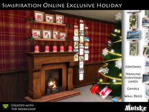 Sims 3 — Small Christmas Decoration Stuff by Mutske — Simspiration Christmas Online Exclusive now also available. Small