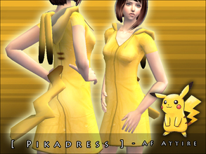 Sims 2 — [ Pikadress ] - AF Attire by Screaming_Mustard — Hello! This is just a fun dress idea I decided to mess around