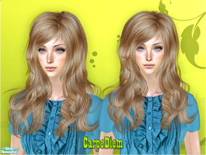 Sims 2 — CarpeDiem Hair Female - Light Brown by Cazy — Light Brown colour.