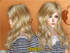 Sims 2 — CarpeDiem Hair Female - Blonde by Cazy — Blonde colour.