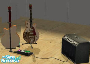 Sims 2 — Wolf Guitar by stestany — What better way to rock the house, than with a custom DragnDesign - special limited