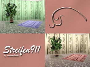 Sims 3 — Streifen911 by matomibotaki — Geometric pattern in pink and purple, 2 channels, to find under Geometric.
