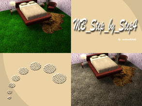 Sims 3 — MB-Step_by_Step4 by matomibotaki — Carpet/Rup pattern in 2 green shades, 2 channel, to find under Carpet/rug, by