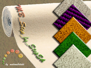 Sims 3 — MB-Step by Step by matomibotaki — 5 carpet pattern with 2 recolorable areas, nice on walls, carpets, furniture