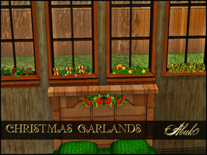 Sims 3 — CHRISTMAS GARLANDS by abuk0 — nice christmas garlands for your windows.........and ........like always