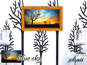Sims 3 — Blue Sky Painting_xhaii by xhaii2 — Blue Sky Painting - cos' there's a blue sky waiting tomorrow shining and
