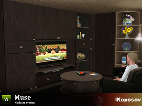 Sims 3 — Muse Modular system by koposov — Month of work has not passed in vain. Of the 15 modules, you can create a