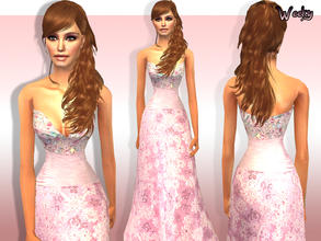 Sims 2 — Pink magic - New Year\'s dress by Weeky — Pink magic - New Year\'s dress. 