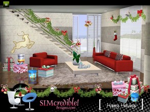 Sims 3 — Happy Holidays 2011 by SIMcredible! — Decorative items to enhance your Sim homes on Holiday Season :) Happy