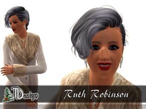 Sims 3 — Ruth Robinson by Trustime — Character from Blue Dream Story - Ruth is Anita's aunt. She tooks care of her niece