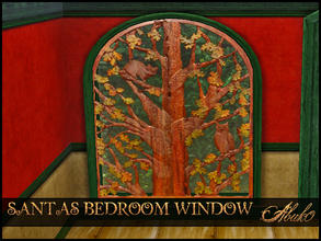 Sims 3 — SANTA'S BEDROOM WINDOW by abuk0 — SANTA'S BEDROOM WINDOW by abuk0